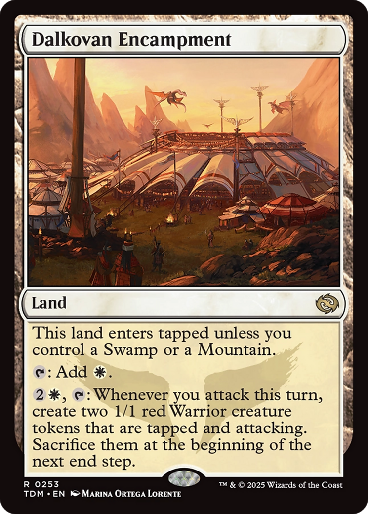 Dalkovan Encampment (253) [Tarkir: Dragonstorm]  Foil