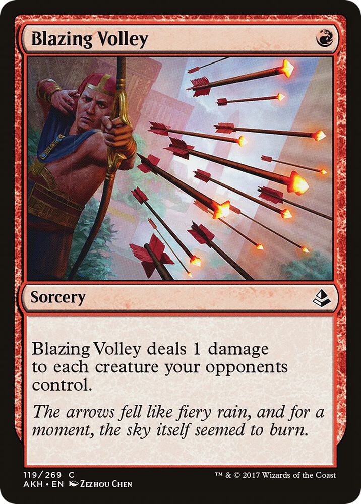 Blazing Volley 119/269 (Amonkhet) 