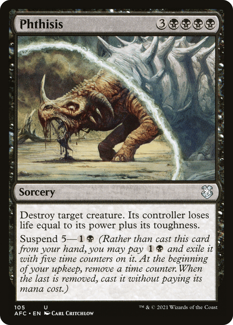 Phthisis [Dungeons & Dragons: Adventures in the Forgotten Realms Commander]