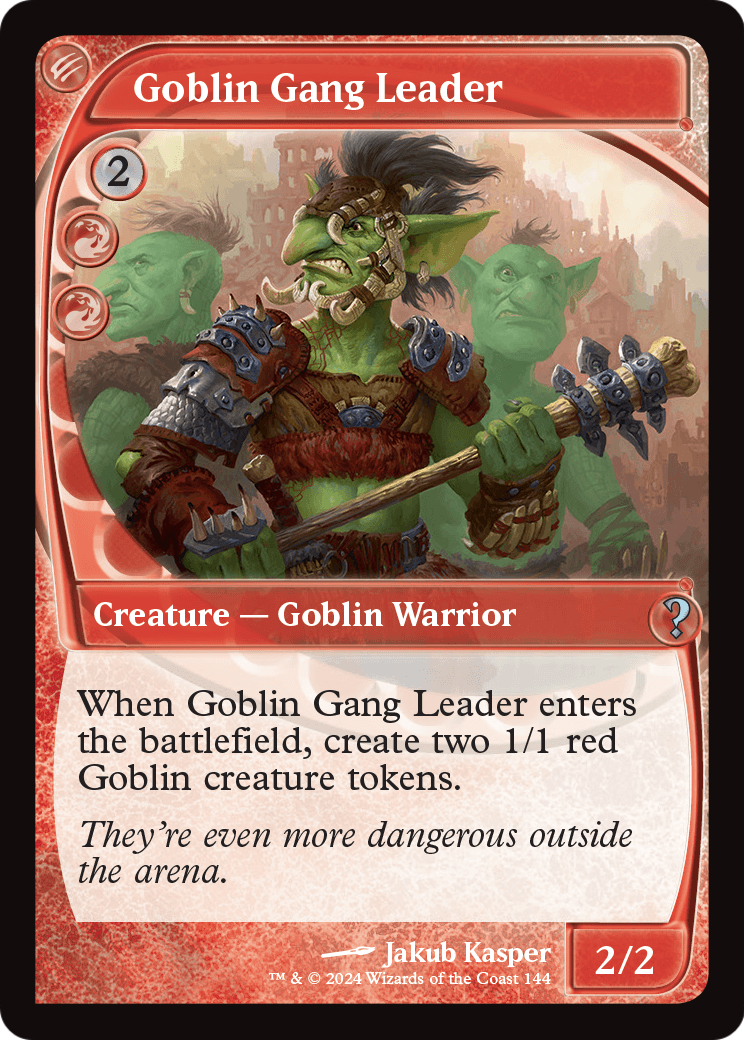 Goblin Gang Leader (Future Sight) [Mystery Booster 2] Foil