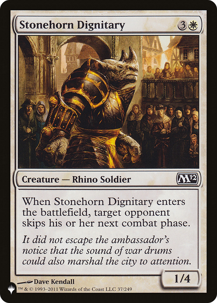 Stonehorn Dignitary |  (M12-37) [The List]