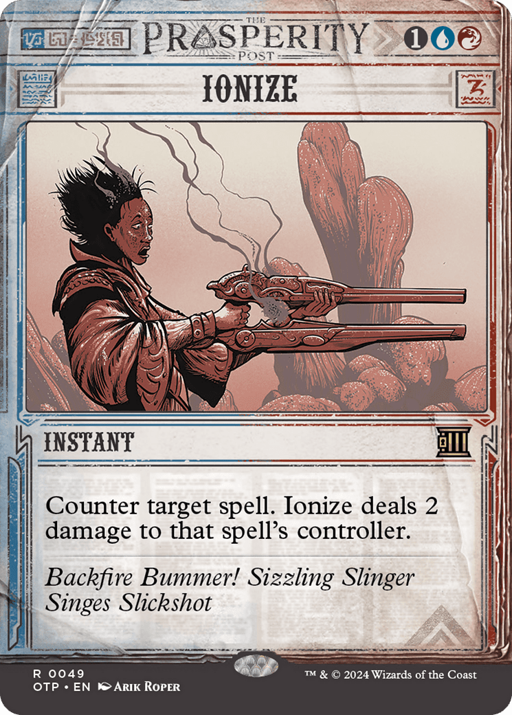 Ionize [Outlaws of Thunder Junction: Breaking News] Foil