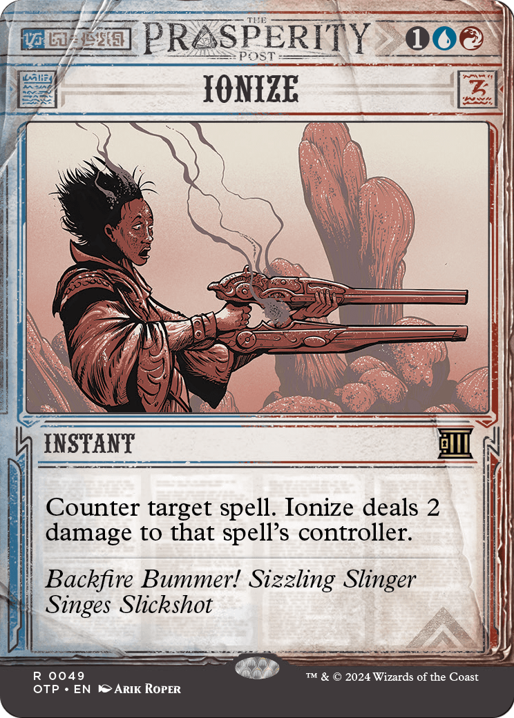 Ionize [Outlaws of Thunder Junction: Breaking News] Foil