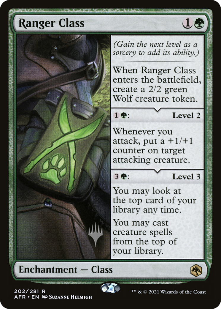 Ranger Class (Promo Pack) [Dungeons & Dragons: Adventures in the Forgotten Realms Promos] Foil