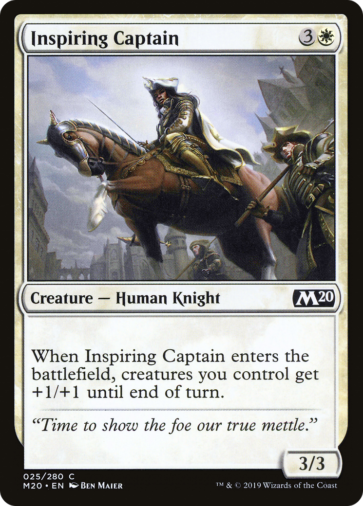 Inspiring Captain [Core Set 2020] Foil