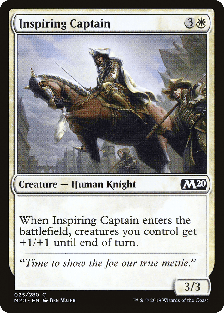 Inspiring Captain [Core Set 2020] Foil