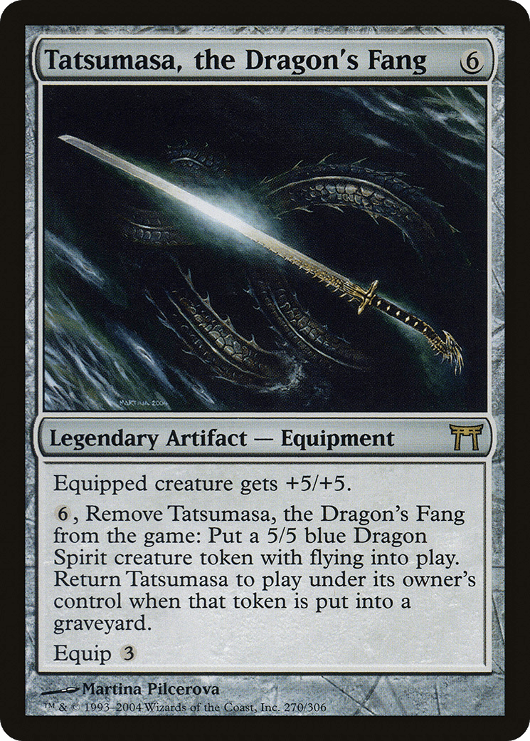 Tatsumasa, the Dragon's Fang [Champions of Kamigawa] Foil