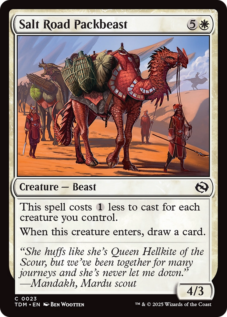 Salt Road Packbeast (023) [Tarkir: Dragonstorm]