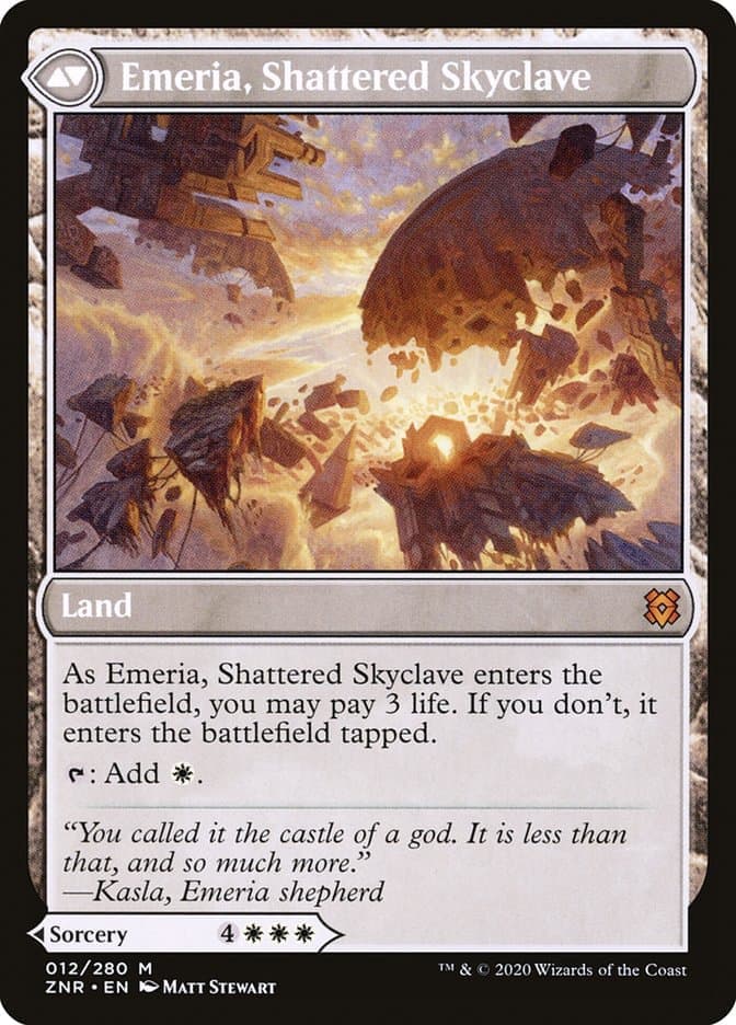 Emeria's Call // Emeria, Shattered Skyclave [Zendikar Rising] Foil