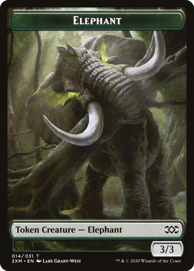 Elephant (T2XM-014) - Double Masters Tokens