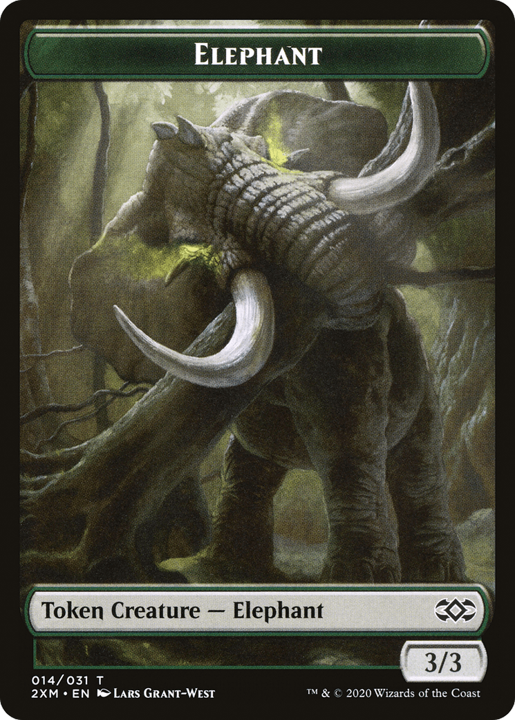 Elephant (T2XM-014) - Double Masters Tokens Foil
