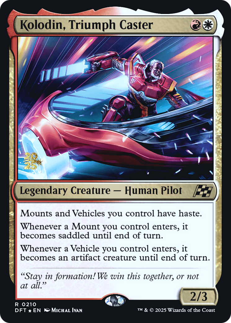 Kolodin, Triumph Caster (-210) [Prerelease Cards]  Foil