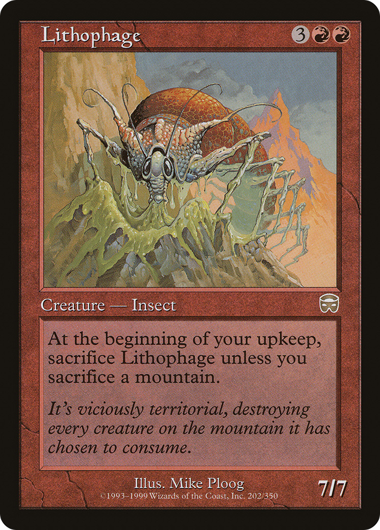 Lithophage [Mercadian Masques] Foil