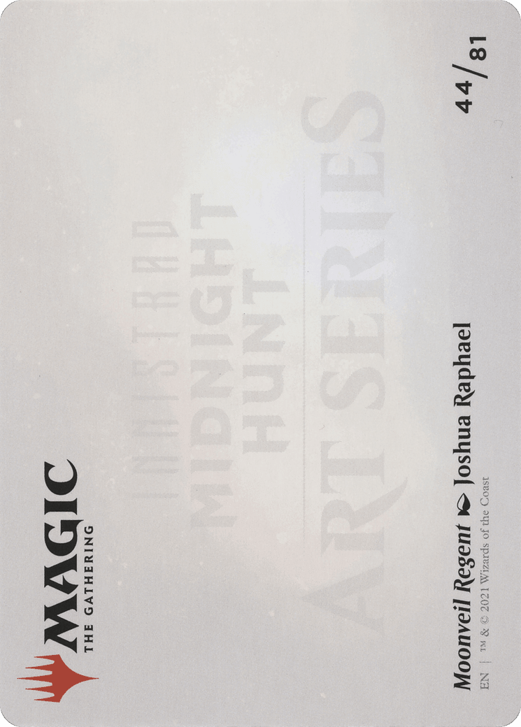 Moonveil Regent // Moonveil Regent (AMID-044) - Midnight Hunt Art Series (Borderless)