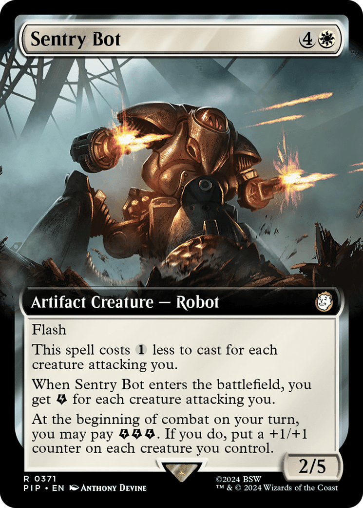 Sentry Bot (Extended Art) [Fallout] Foil
