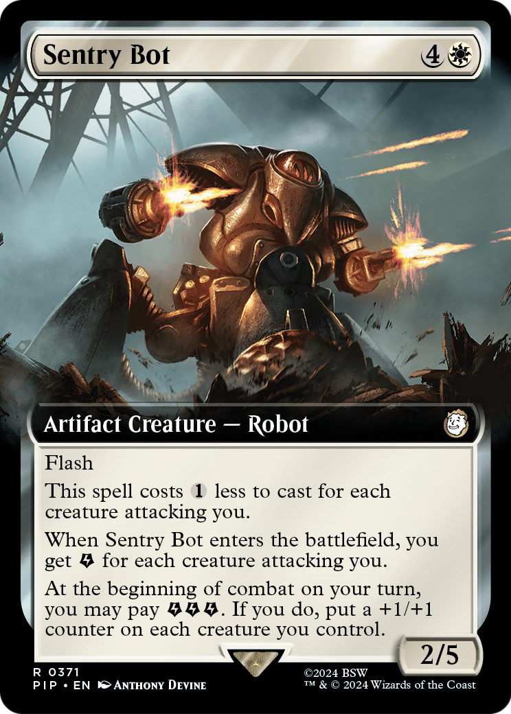 Sentry Bot (Extended Art) [Fallout] Foil