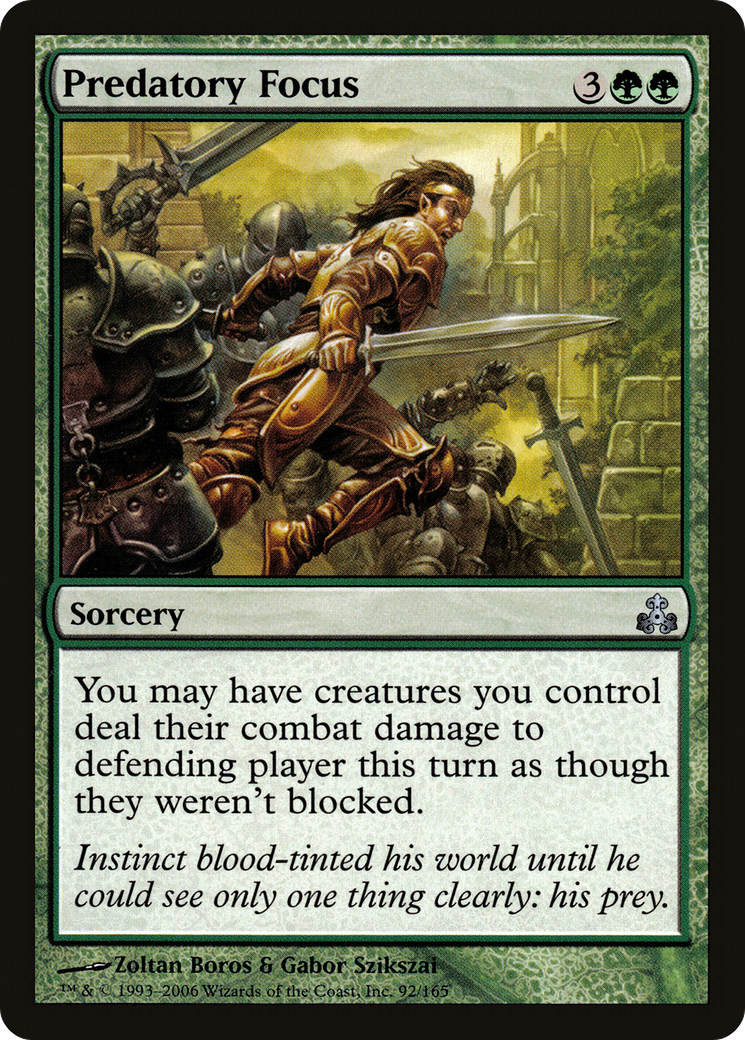 Predatory Focus [Guildpact] Foil