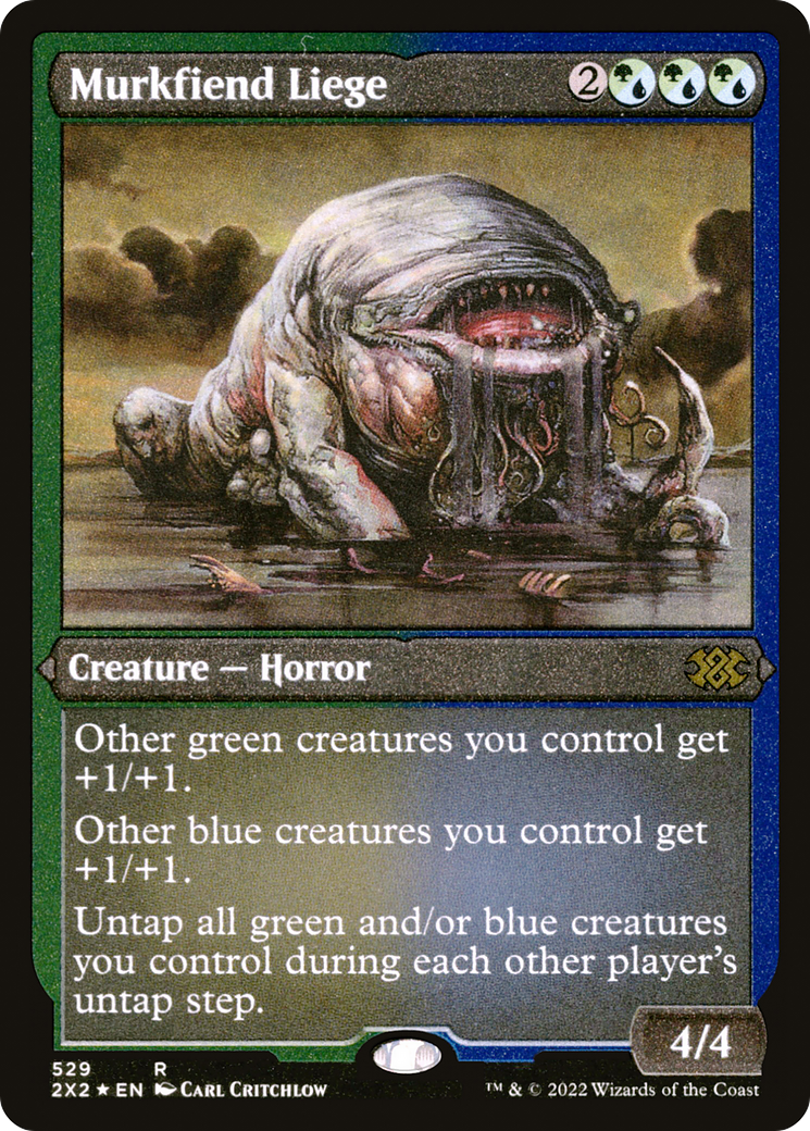 Murkfiend Liege (Foil Etched) |  Foil (529) [Double Masters 2022]