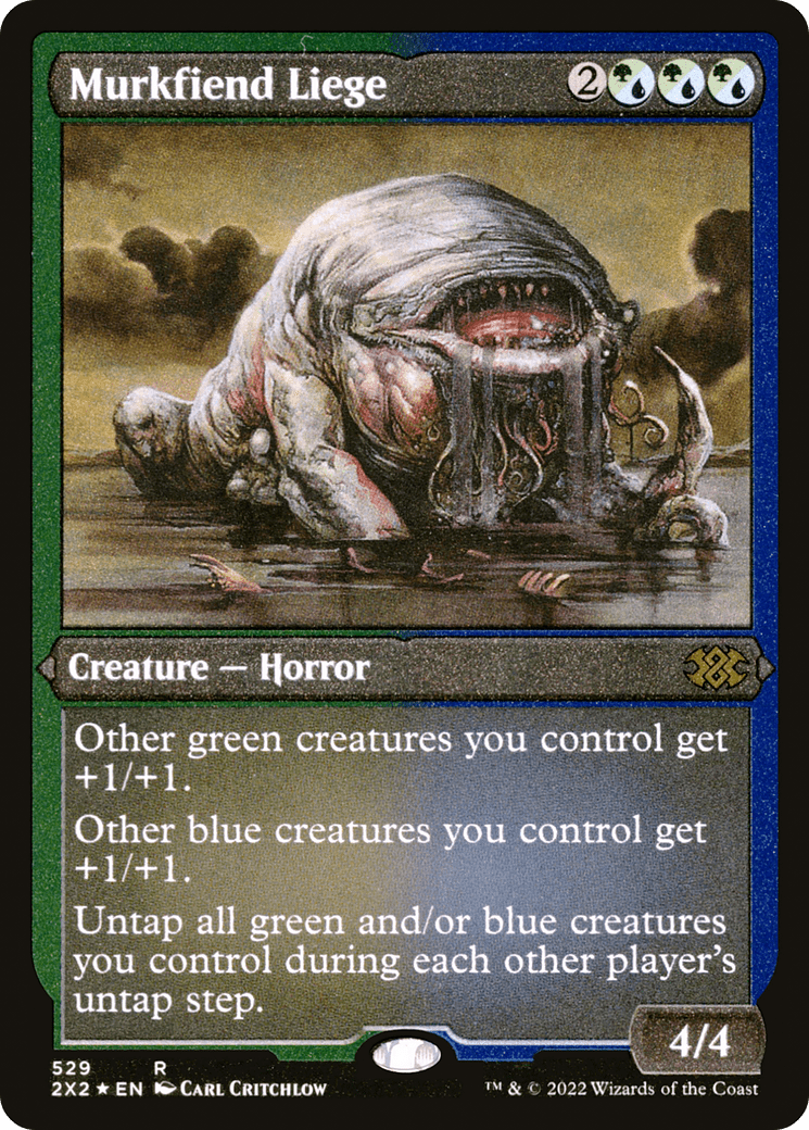 Murkfiend Liege (Foil Etched) |  Foil (529) [Double Masters 2022]