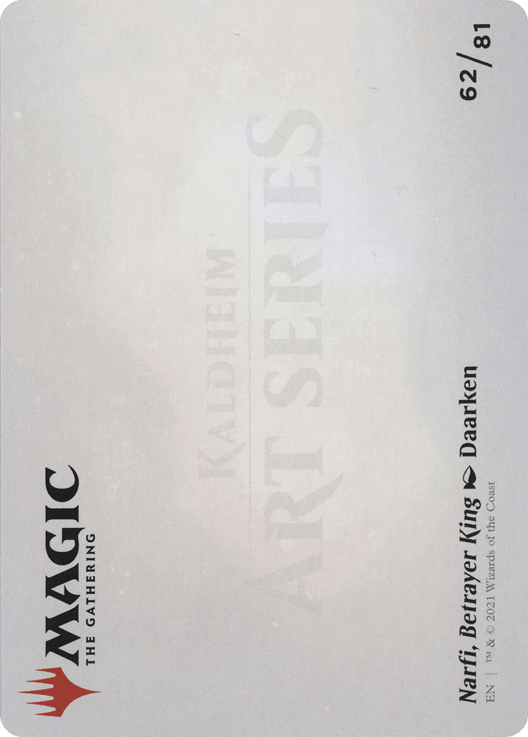 Narfi, Betrayer King // Narfi, Betrayer King (AKHM-062) - Kaldheim Art Series (Borderless)