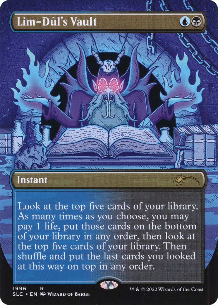 Lim-Dul's Vault (Borderless) [Secret Lair 30th Anniversary Countdown Kit] Foil