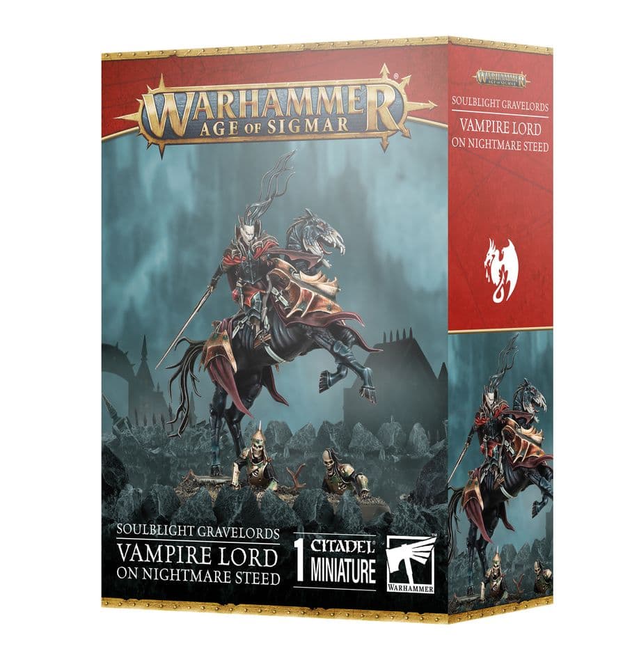 Warhammer: Age of Sigmar | Soulblight Gravelords | Vampire Lord on Nightmare Steed