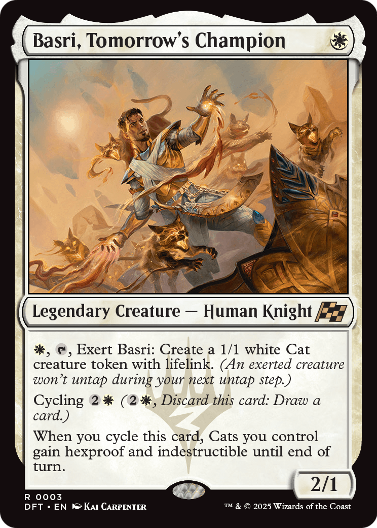 Basri, Tomorrow's Champion |  Foil (003) [Aetherdrift]