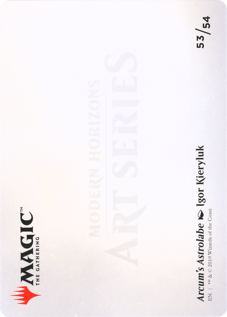 Arcum's Astrolabe // Arcum's Astrolabe (AMH1-053) - Modern Horizons Art Series (Borderless)