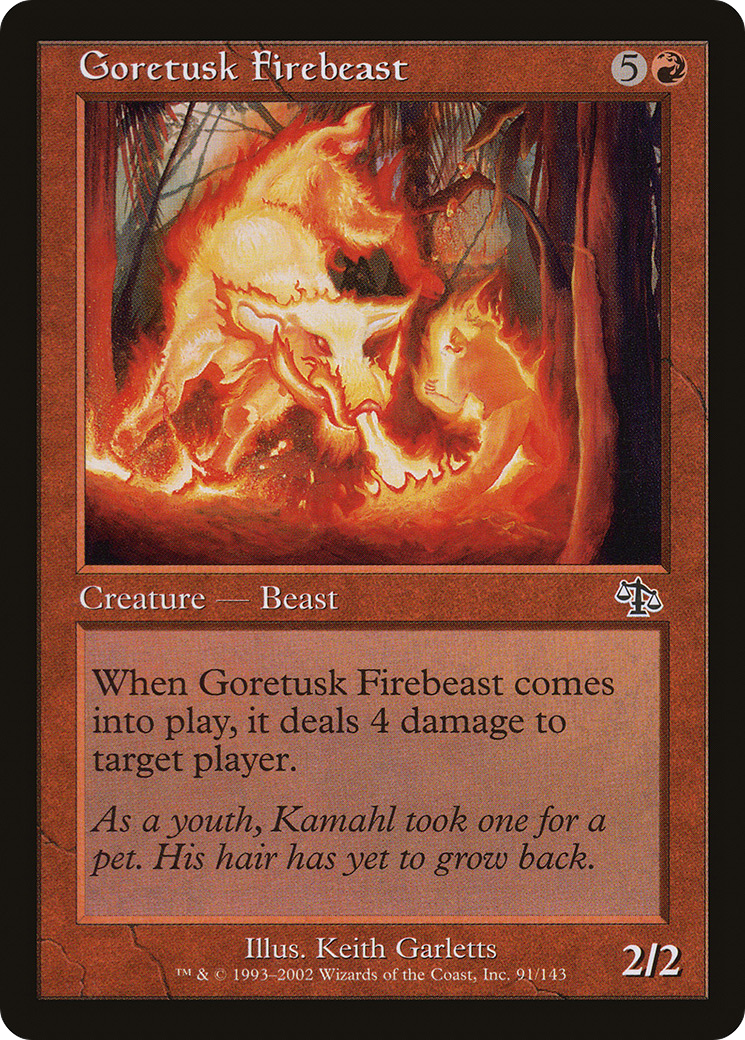 Goretusk Firebeast [Judgment] Foil