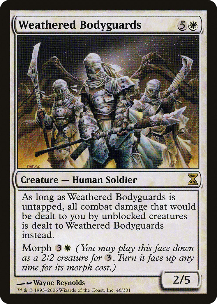 Weathered Bodyguards [Time Spiral] Foil