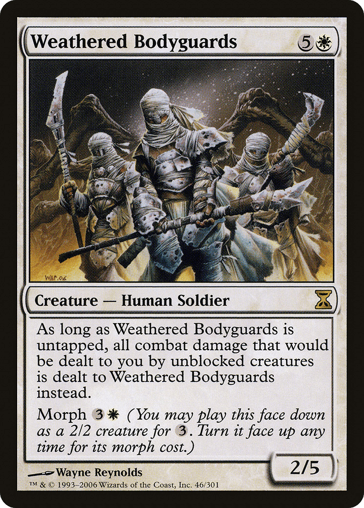 Weathered Bodyguards [Time Spiral] Foil