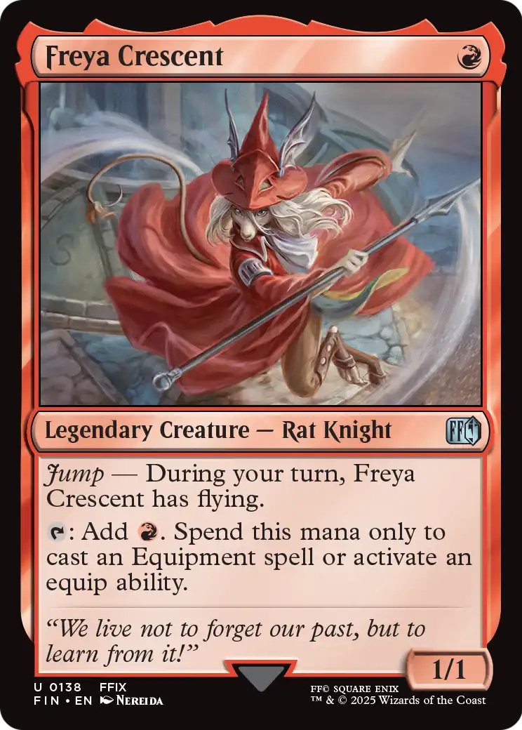 Freya Crescent |  Foil (138) [FINAL FANTASY]