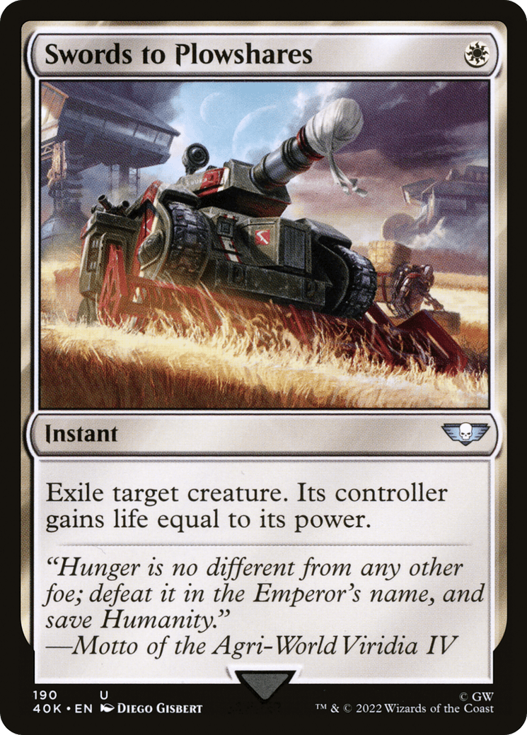 Swords to Plowshares [Warhammer 40,000]