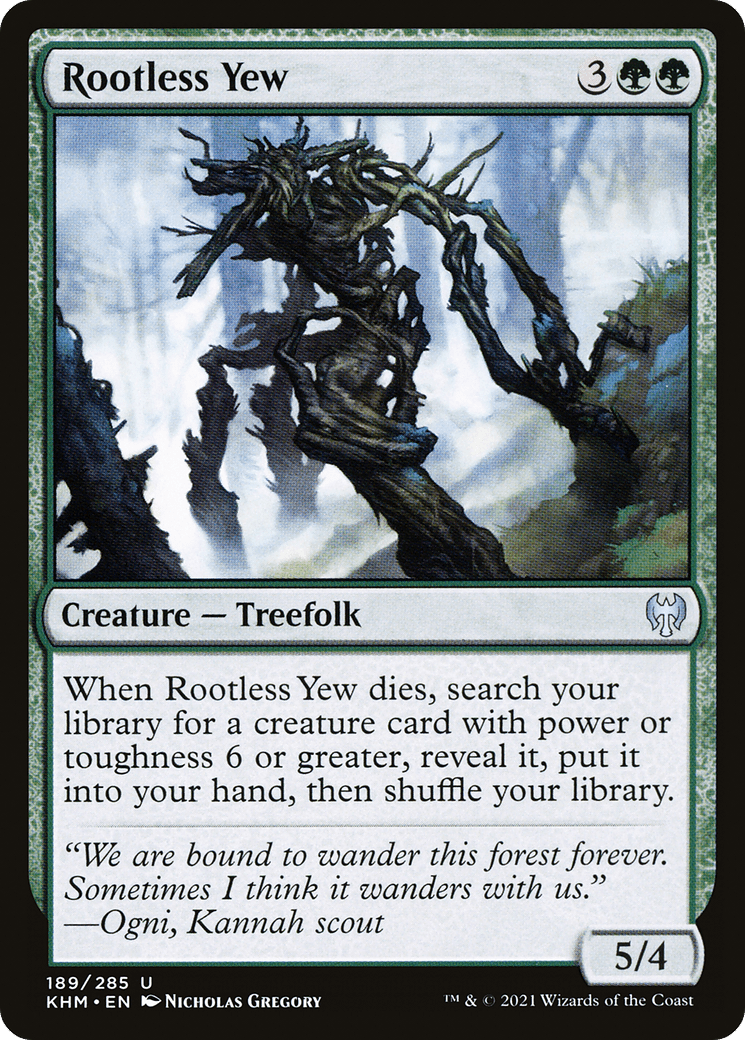 Rootless Yew [Kaldheim] Foil