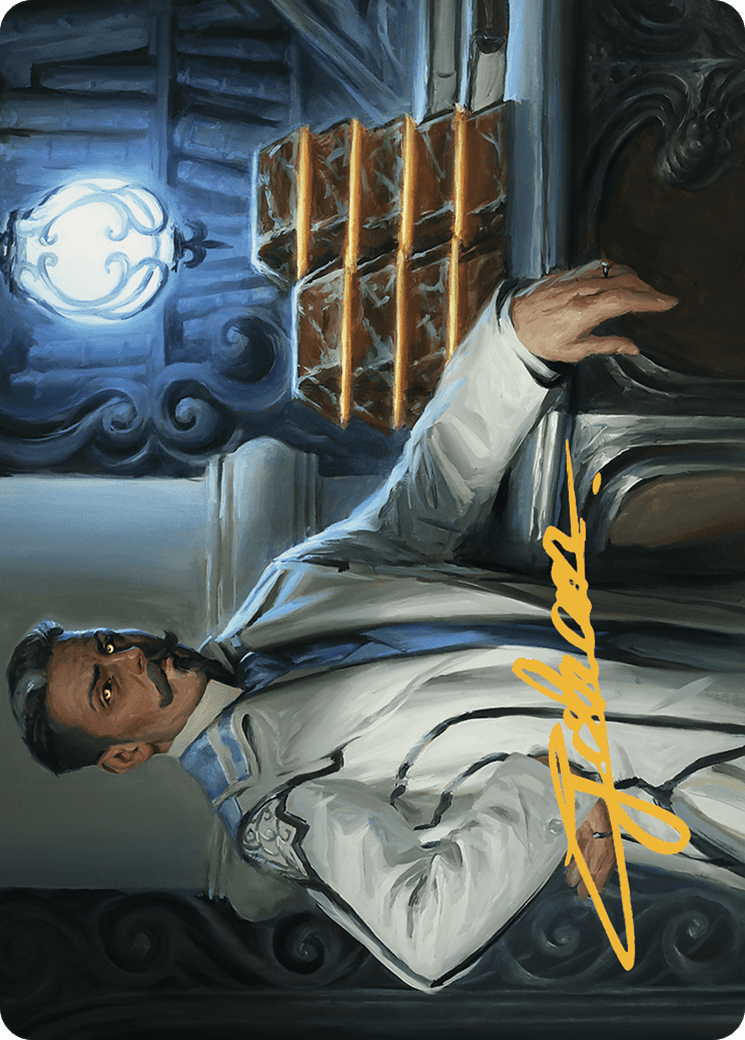 Baron Bertram Graywater // Baron Bertram Graywater (AOTJ-019) - Outlaws of Thunder Junction Art Series (Borderless) Foil