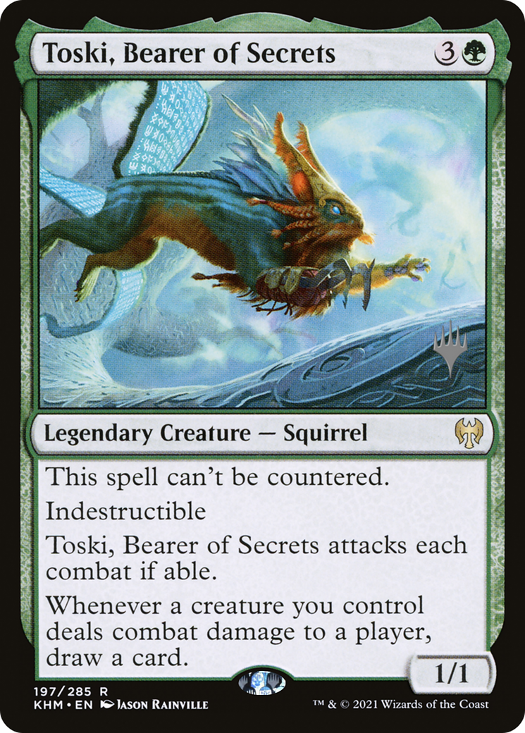 Toski, Bearer of Secrets (Promo Pack) [Kaldheim Promos] Foil