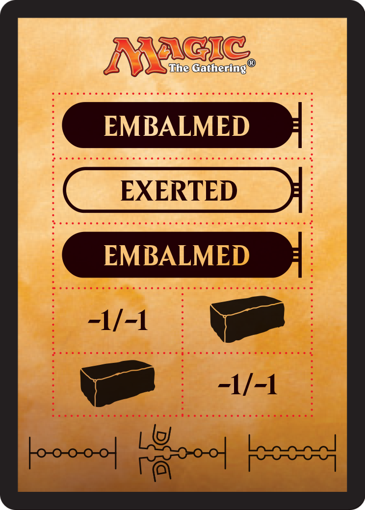 Punchcard (026) [Amonkhet Tokens]  Foil