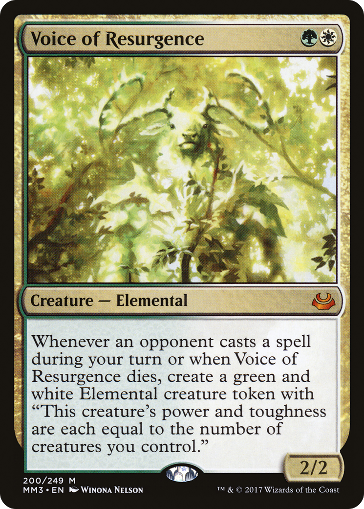 Voice of Resurgence [Modern Masters 2017] Foil