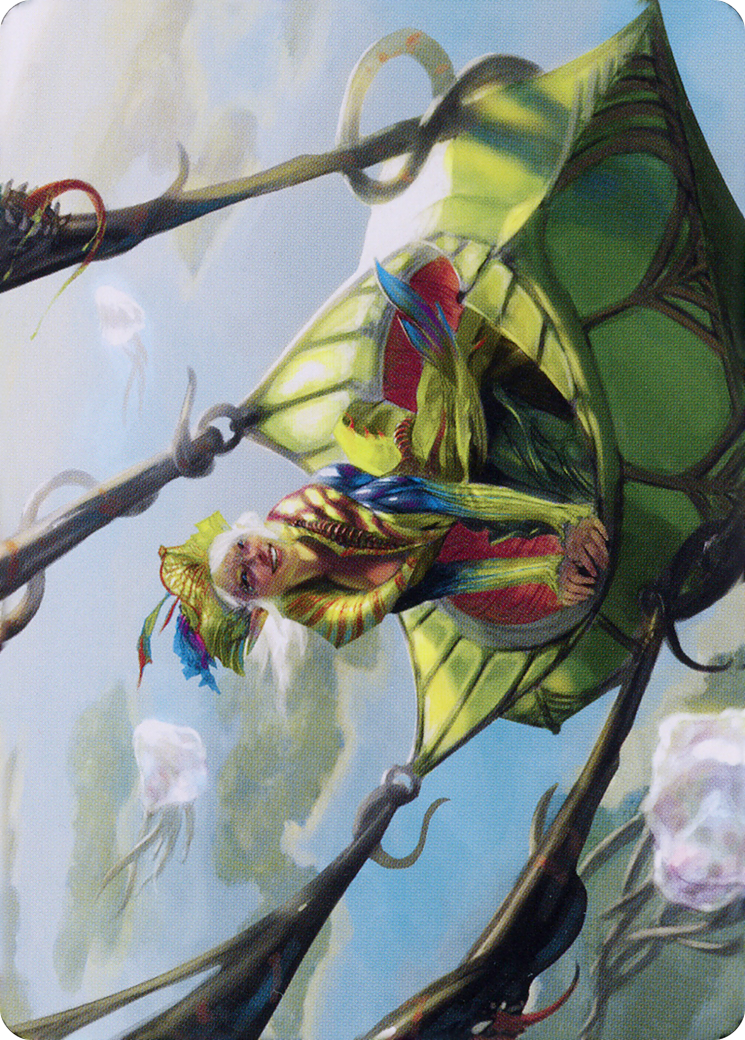 Nael, Avizoa Aeronaut // Nael, Avizoa Aeronaut (ADMU-051) - Dominaria United Art Series (Borderless) Foil