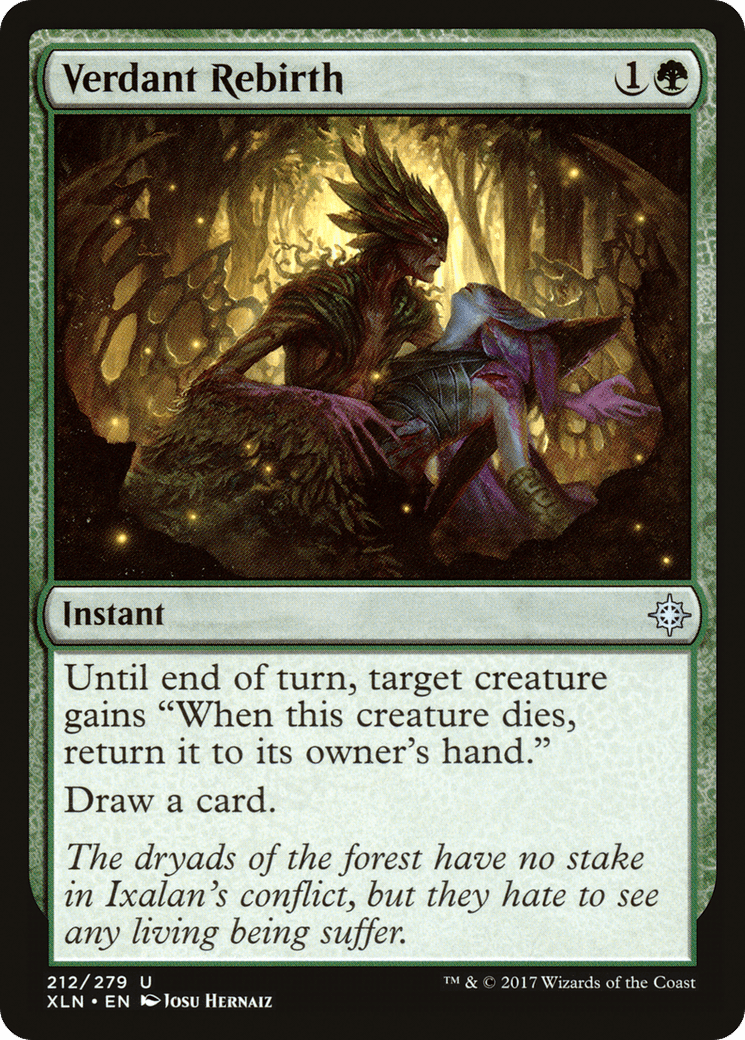 Verdant Rebirth [Ixalan] Foil