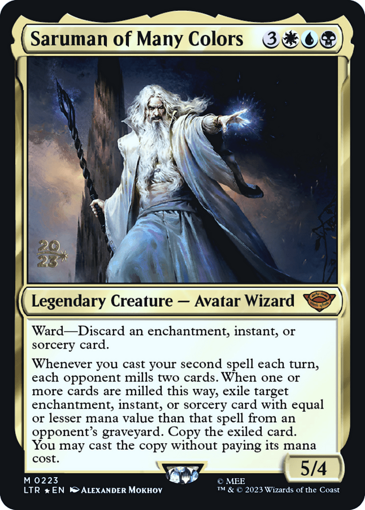 Saruman of Many Colors [The Lord of the Rings: Tales of Middle-Earth Prerelease Promos]