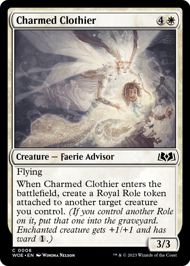 Charmed Clothier [Wilds of Eldraine] Foil