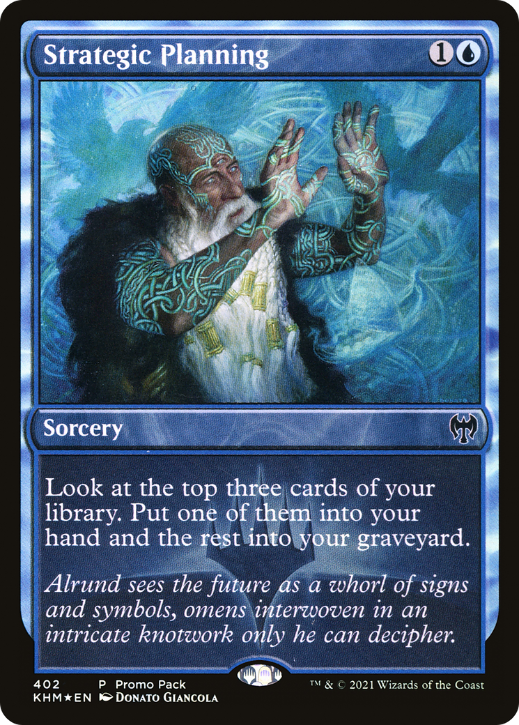 Strategic Planning (Promo Pack) [Kaldheim Promos] Foil