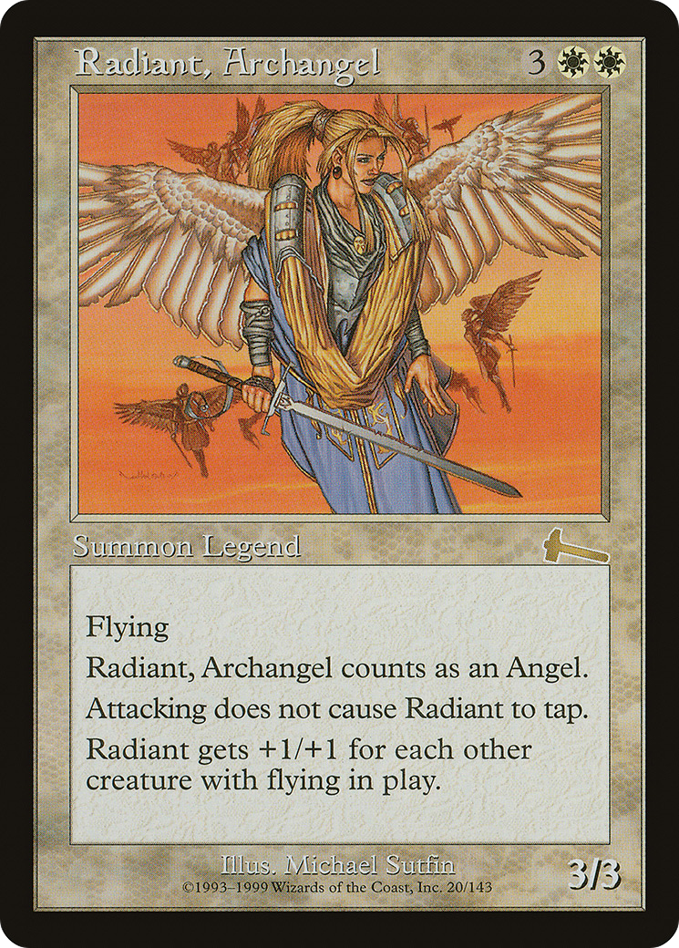 Radiant, Archangel [Urza's Legacy] Foil