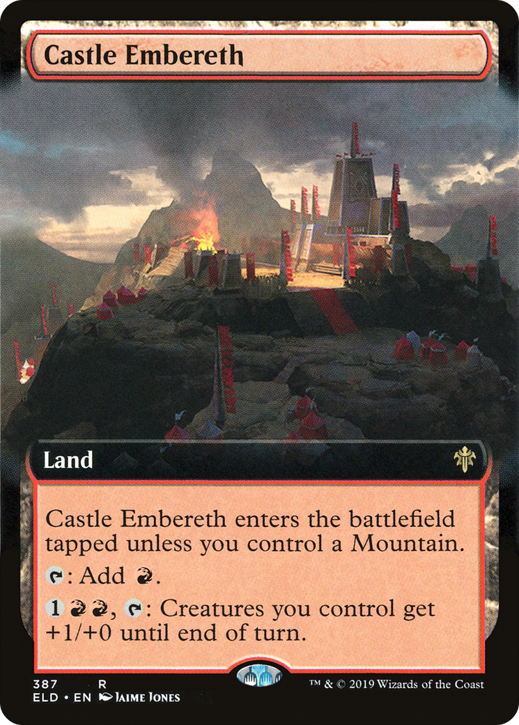 Castle Embereth (Extended Art) [Throne of Eldraine] Foil