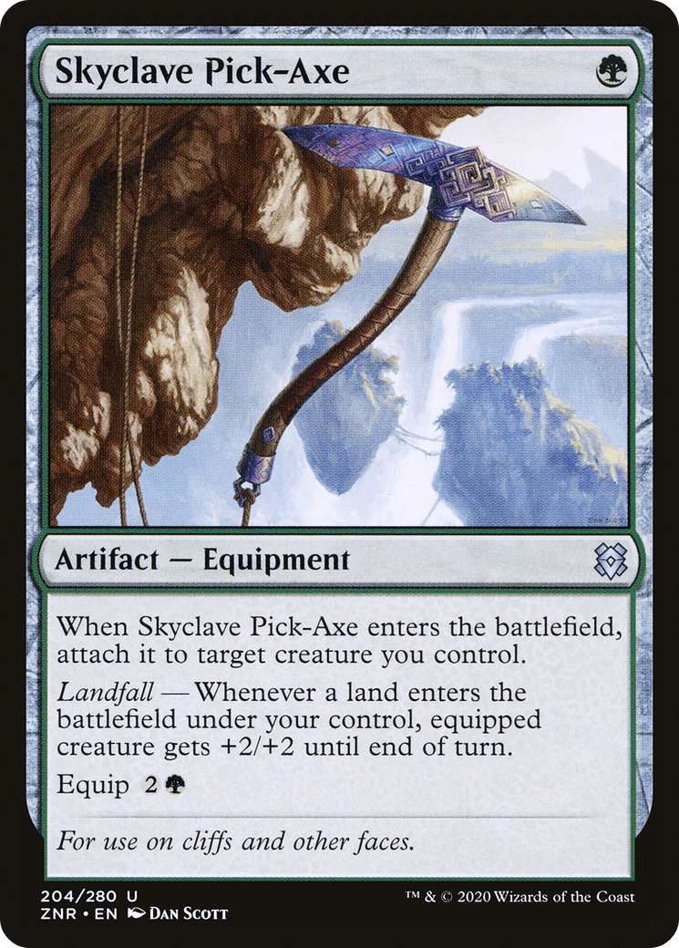 Skyclave Pick-Axe [Zendikar Rising] Foil