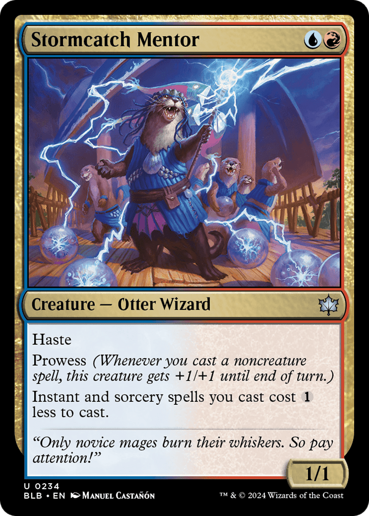 Stormcatch Mentor [Bloomburrow] Foil