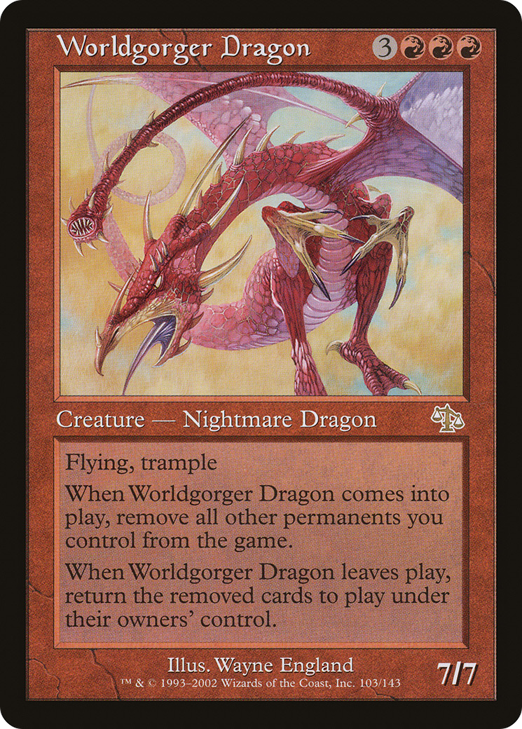 Worldgorger Dragon [Judgment] Foil