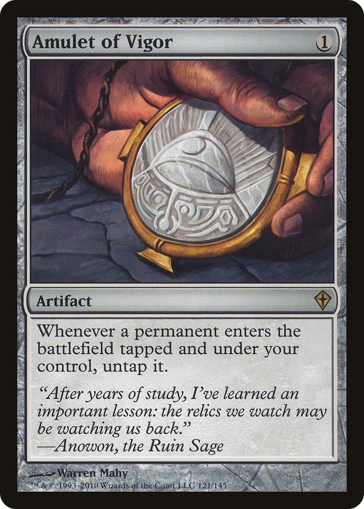Amulet of Vigor [Worldwake] Foil