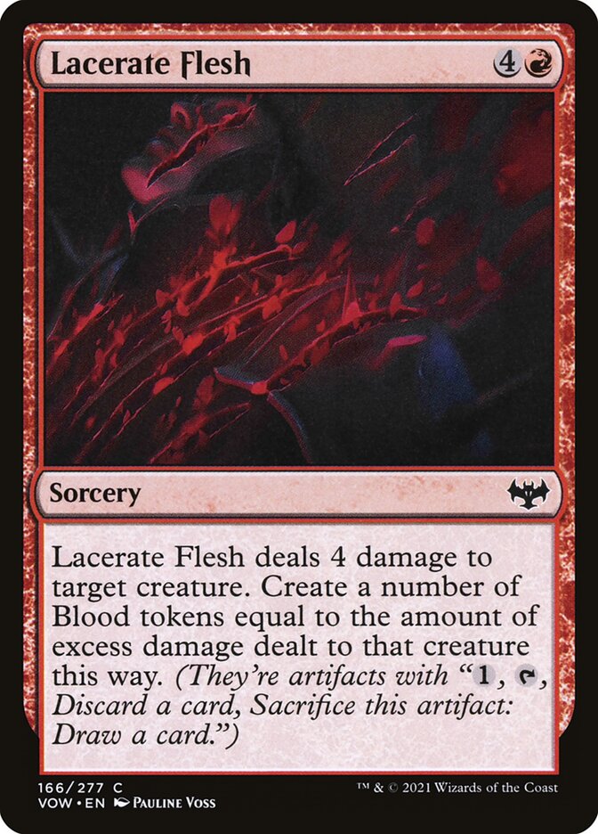 Lacerate Flesh 166/277 (Innistrad: Crimson Vow)  - Foil